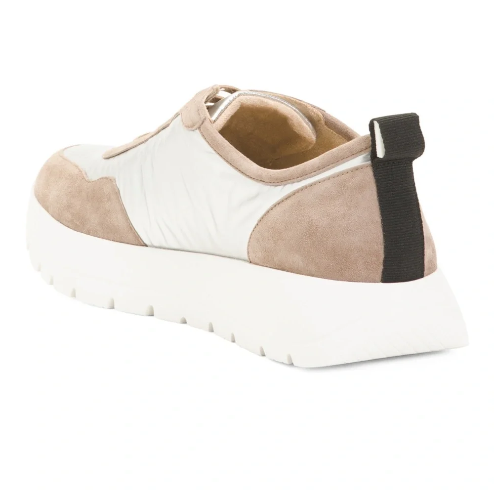 NEW Vaneli Sport‎ Qadi Silver Slip-On Sneakers Size 9.5